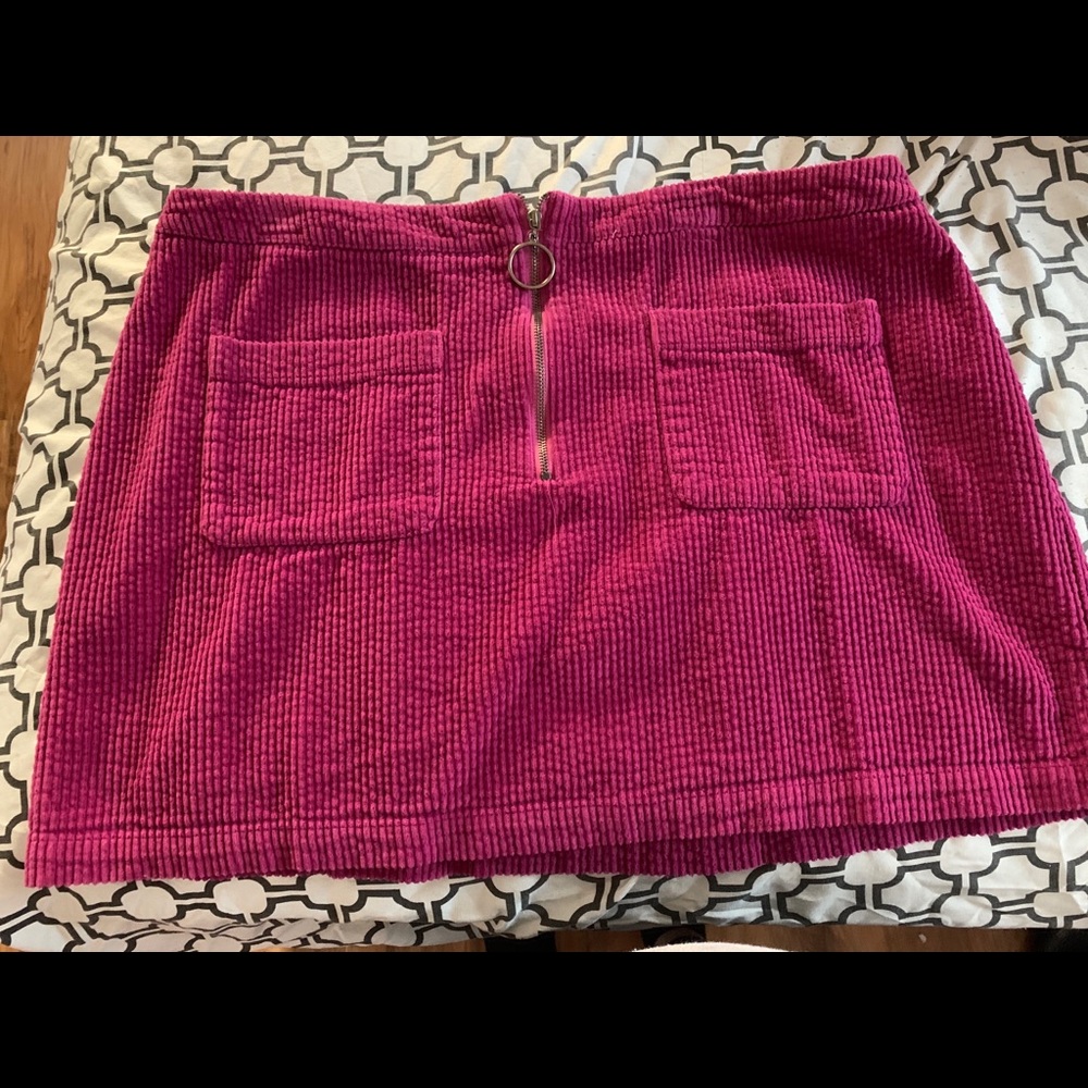 Magenta skirt